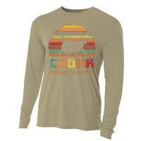 Chonk Scale Cat Meme Chonk Cat Cooling Performance Long Sleeve Crew