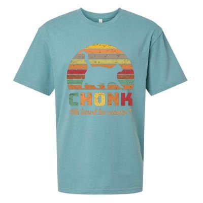 Chonk Scale Cat Meme Chonk Cat Sueded Cloud Jersey T-Shirt