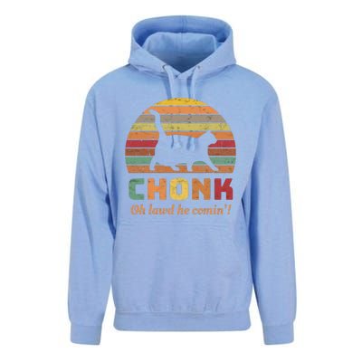 Chonk Scale Cat Meme Chonk Cat Unisex Surf Hoodie