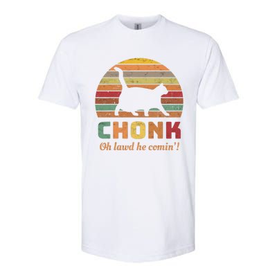 Chonk Scale Cat Meme Chonk Cat Softstyle CVC T-Shirt