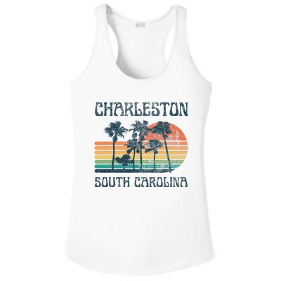 Charleston South Carolina Beach Summer Vacation Ladies PosiCharge Competitor Racerback Tank