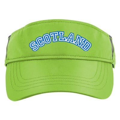 Cool Scotland Country Name Adult Drive Performance Visor