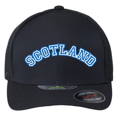 Cool Scotland Country Name Flexfit Unipanel Trucker Cap