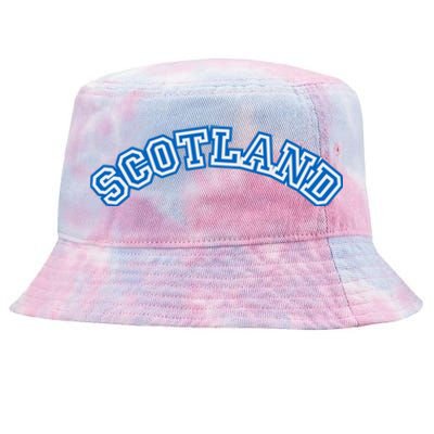 Cool Scotland Country Name Tie-Dyed Bucket Hat