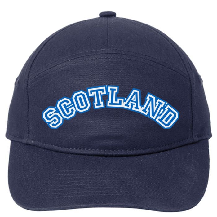 Cool Scotland Country Name 7-Panel Snapback Hat