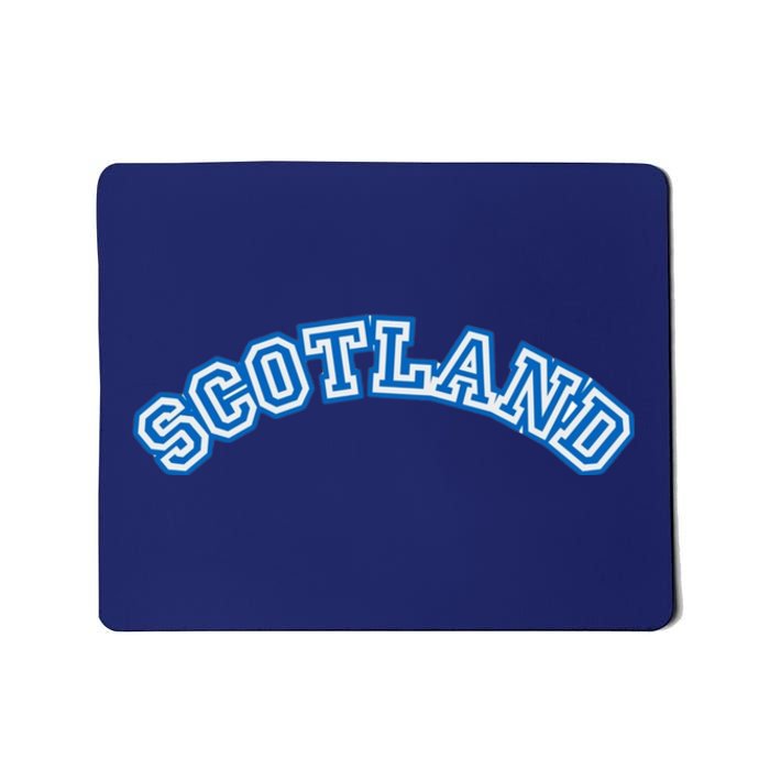 Cool Scotland Country Name Mousepad