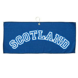 Cool Scotland Country Name Large Microfiber Waffle Golf Towel