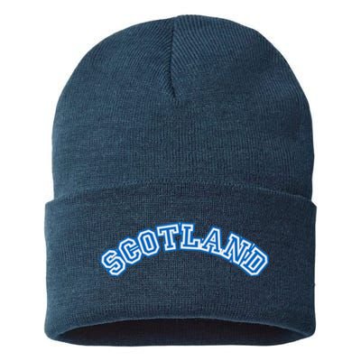 Cool Scotland Country Name Sustainable Knit Beanie