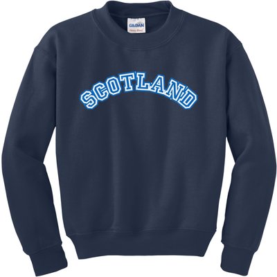 Cool Scotland Country Name Kids Sweatshirt