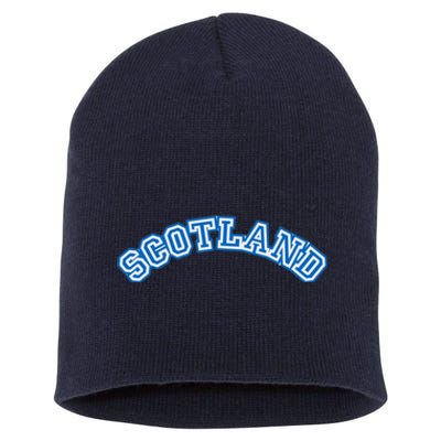 Cool Scotland Country Name Short Acrylic Beanie