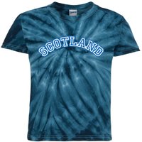 Cool Scotland Country Name Kids Tie-Dye T-Shirt