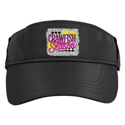 Crawfish Season Crawfish Boil Lobster Cajun Women Adult Drive Performance Visor