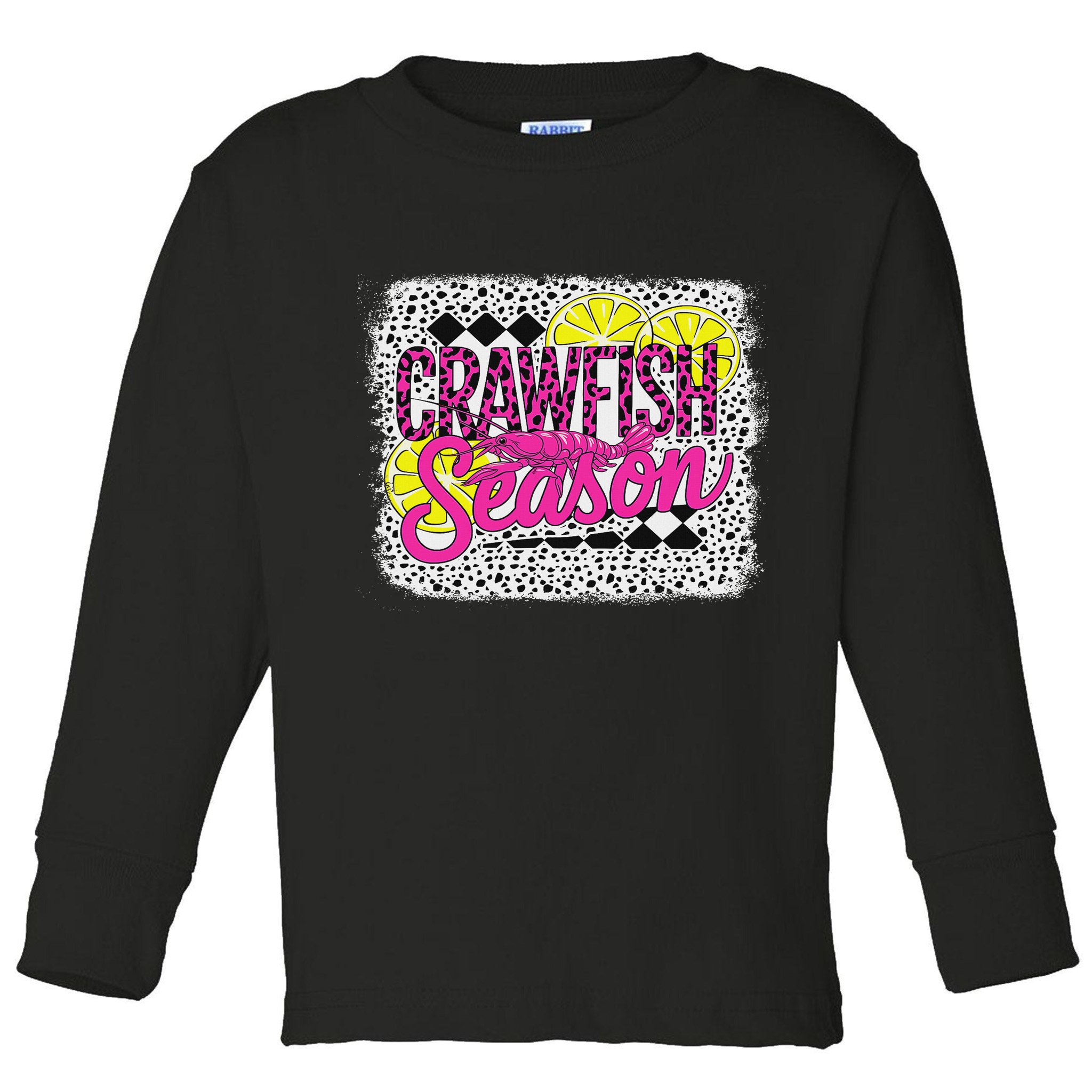 Crawfish Season Crawfish Boil Lobster Cajun Women Toddler Long Sleeve Shirt