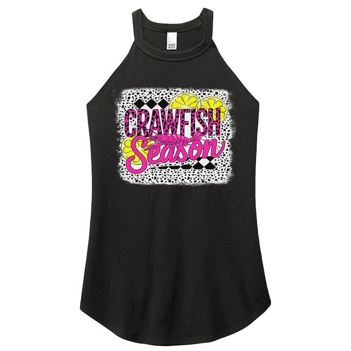 Crawfish Season Crawfish Boil Lobster Cajun Women Women's Perfect Tri Rocker Tank