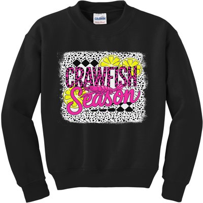 Crawfish Season Crawfish Boil Lobster Cajun Women Kids Sweatshirt