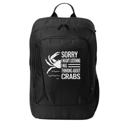 Crabmeat Seafood Crabbing Crabs Crabby Crab City Backpack