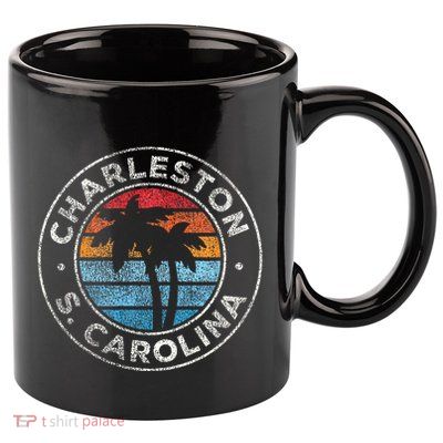 Charleston South Carolina Sc Vintage 11oz C Handle Ceramic Mug