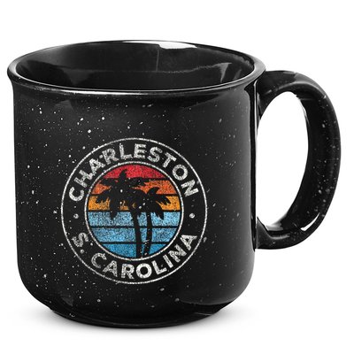 Charleston South Carolina Sc Vintage 15oz Campfire Ceramic Mug