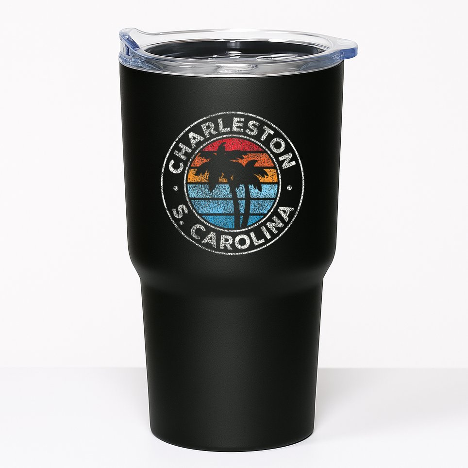 Charleston South Carolina Sc Vintage Tumbler