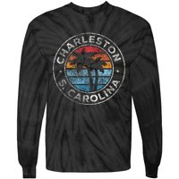 Charleston South Carolina Sc Vintage Tie-Dye Long Sleeve Shirt