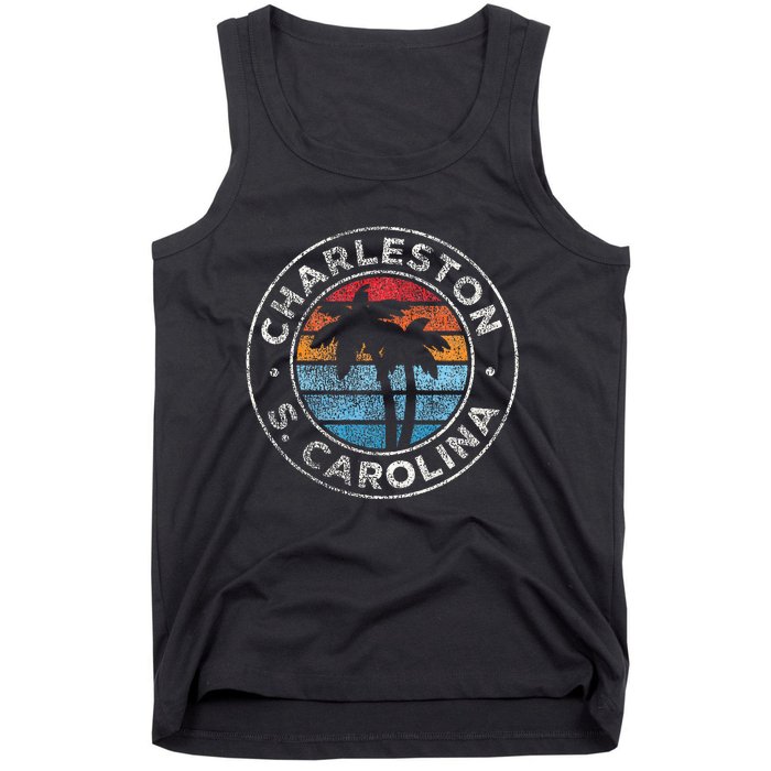 Charleston South Carolina Sc Vintage Tank Top