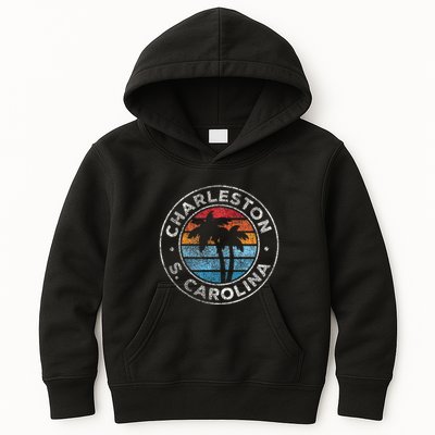 Charleston South Carolina Sc Vintage Kids Hoodie