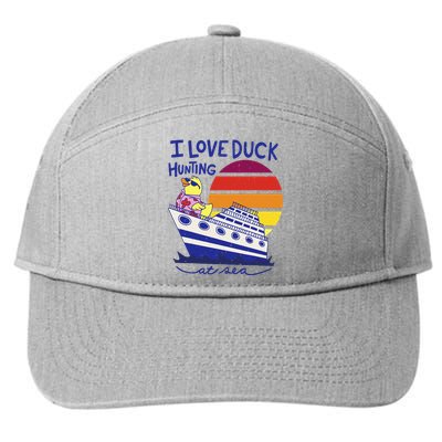 Cruise Ship Cruising Rubber Duck Passenger Cruiser Vacation 7-Panel Snapback Hat