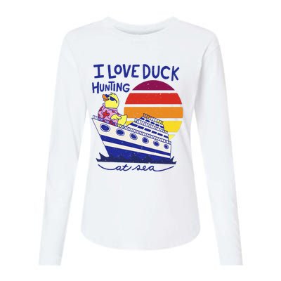 Cruise Ship Cruising Rubber Duck Passenger Cruiser Vacation Womens Cotton Relaxed Long Sleeve T-Shirt