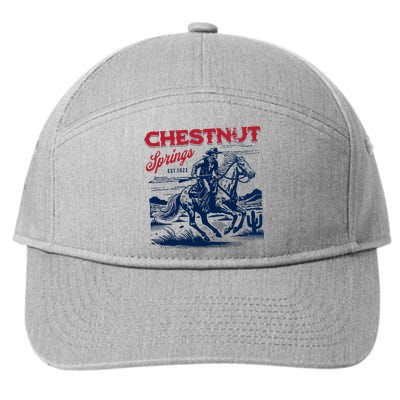 Chestnut Springs Cowboy 7-Panel Snapback Hat