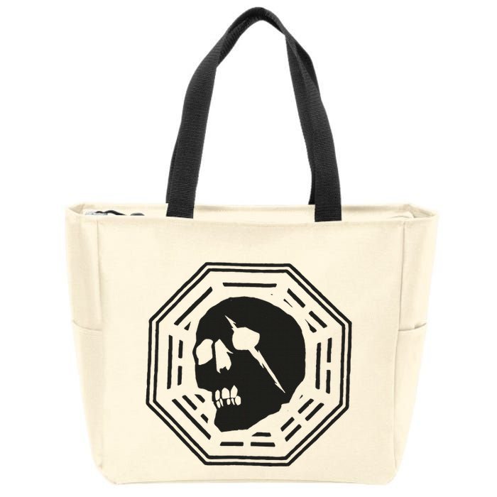 C.A.P.I.T.A Skull Zip Tote Bag