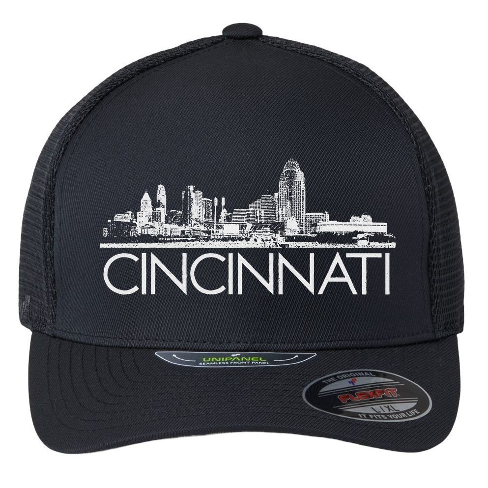 Cincinnati Skyline Flexfit Unipanel Trucker Cap