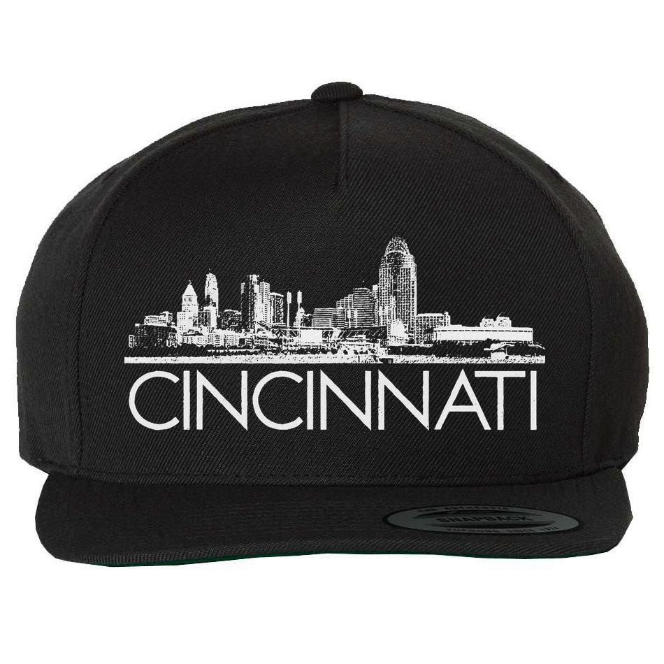 Cincinnati Skyline Wool Snapback Cap