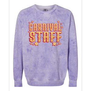 Carnival Staff Circus Event Colorblast Crewneck Sweatshirt