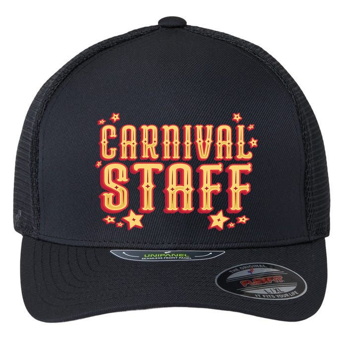 Carnival Staff Circus Event Flexfit Unipanel Trucker Cap