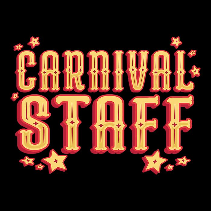 Carnival Staff Circus Event Flexfit Unipanel Trucker Cap