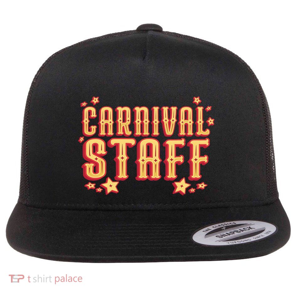 Carnival Staff Circus Event Flatbill Hat