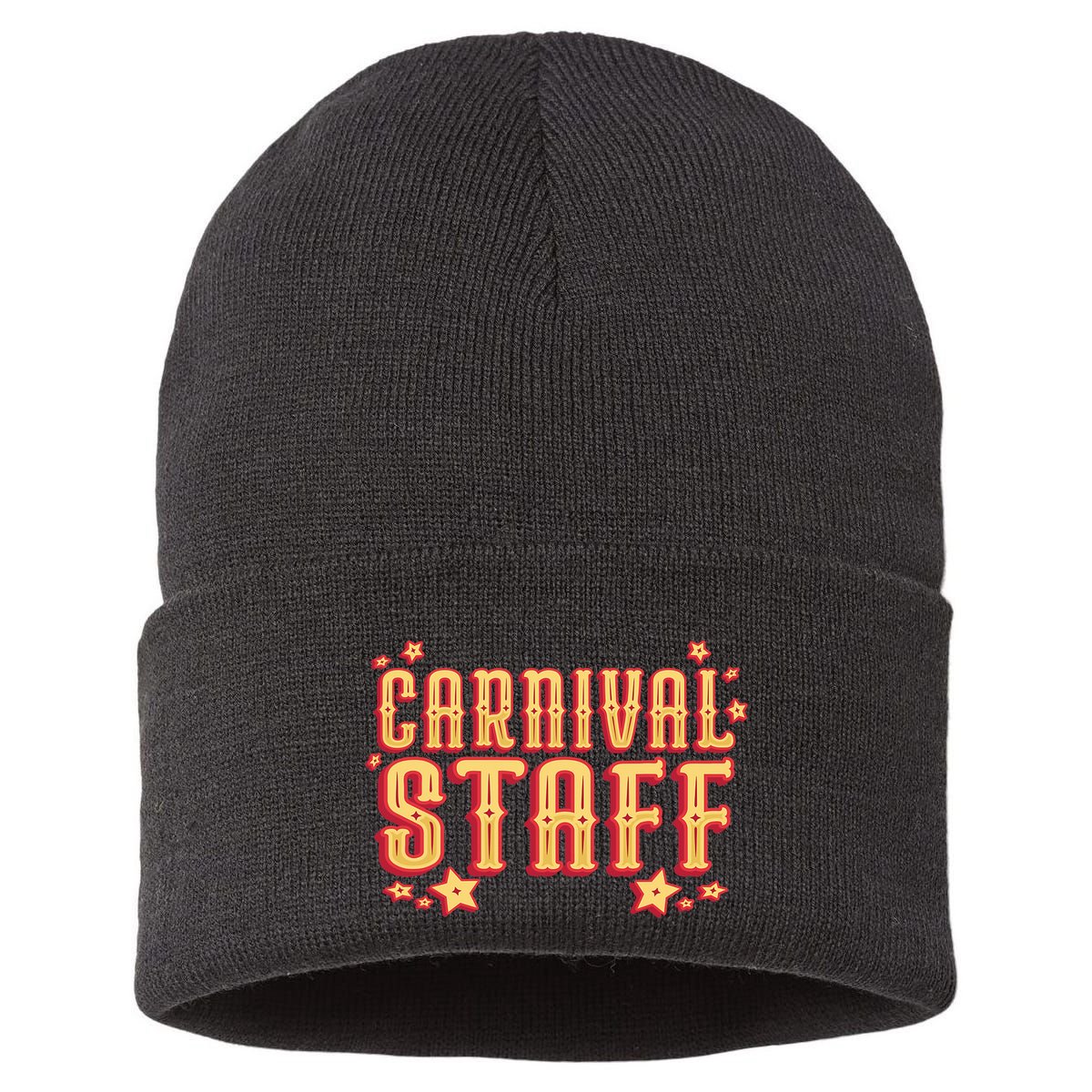 Carnival Staff Circus Event Sustainable Knit Beanie