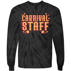 Carnival Staff Circus Event Tie-Dye Long Sleeve Shirt