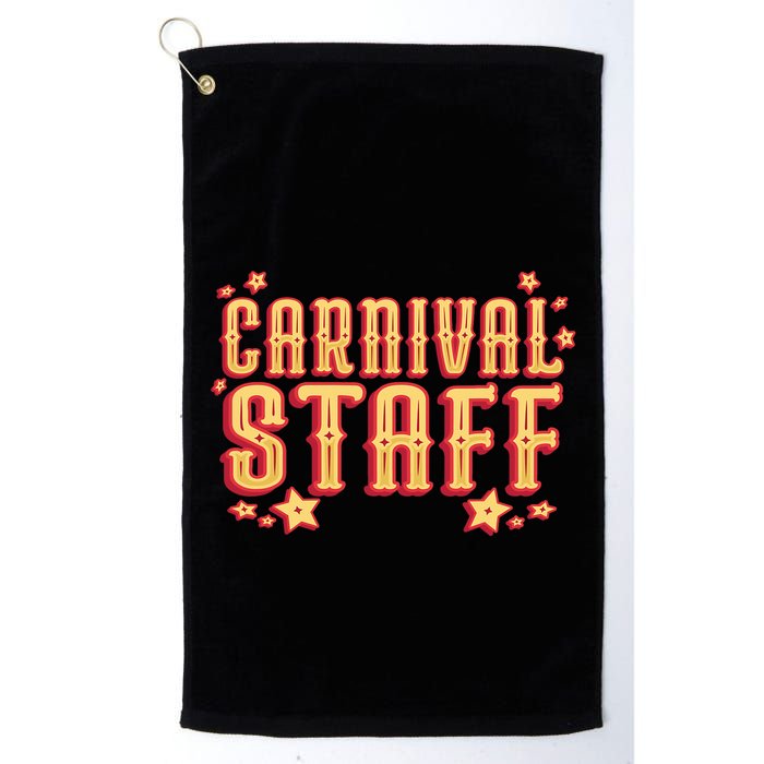 Carnival Staff Circus Event Golf Towel