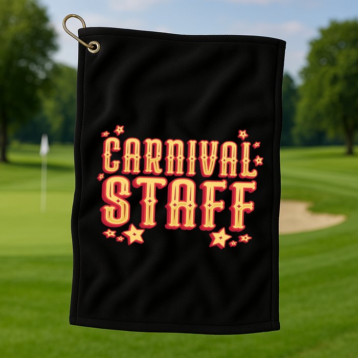 Carnival Staff Circus Event Golf Towel