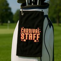 Carnival Staff Circus Event Golf Towel