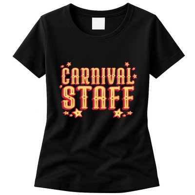 Carnival Staff Circus Event Womens T-Shirt