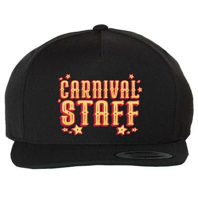 Carnival Staff Circus Event Wool Snapback Cap