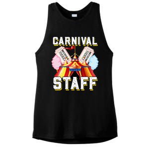 Carnival Staff Circus Event Security Ringmaster Lover Cute Ladies PosiCharge Tri-Blend Wicking Tank