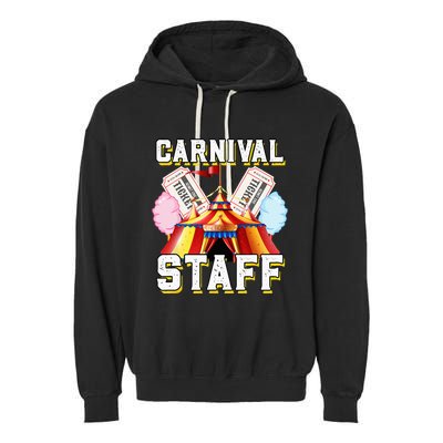 Carnival Staff Circus Event Security Ringmaster Lover Cute Garment-Dyed Fleece Hoodie