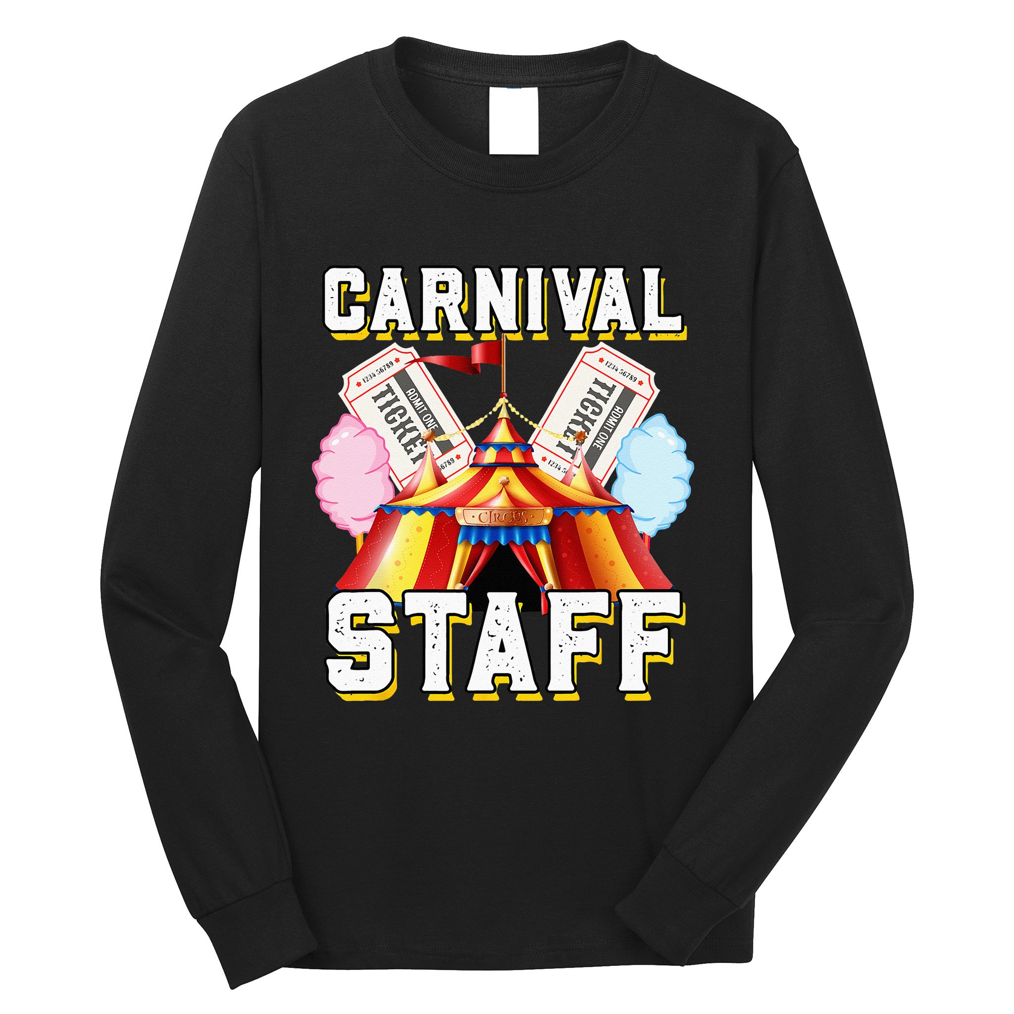 Carnival Staff Circus Event Security Ringmaster Lover Cute Long Sleeve Shirt