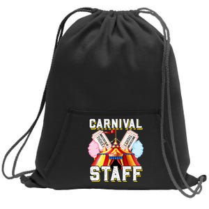 Carnival Staff Circus Event Security Ringmaster Lover Cute Sweatshirt Cinch Pack Bag