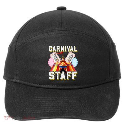 Carnival Staff Circus Event Security Ringmaster Lover Cute 7-Panel Snapback Hat
