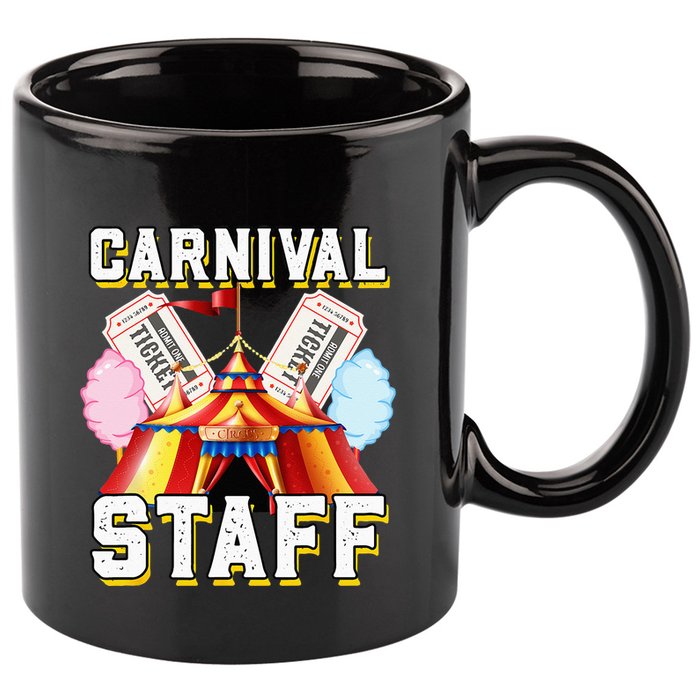 Carnival Staff Circus Event Security Ringmaster Lover Cute 11oz C Handle Ceramic Mug