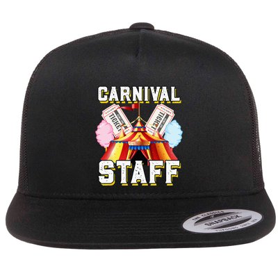 Carnival Staff Circus Event Security Ringmaster Lover Cute Flatbill Hat
